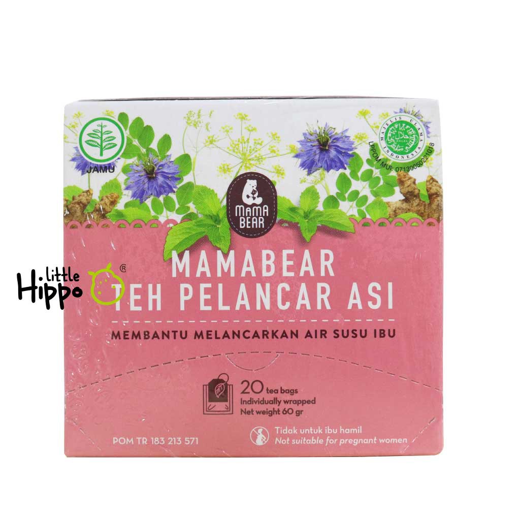 BEST SELLER! Mamabear ASI booster tea / teh penambah atau pelancar ASI Mama Bear