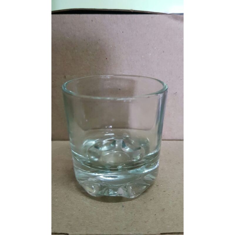 souvenir gelas sloki ukuran 6cm plus cetak sablon