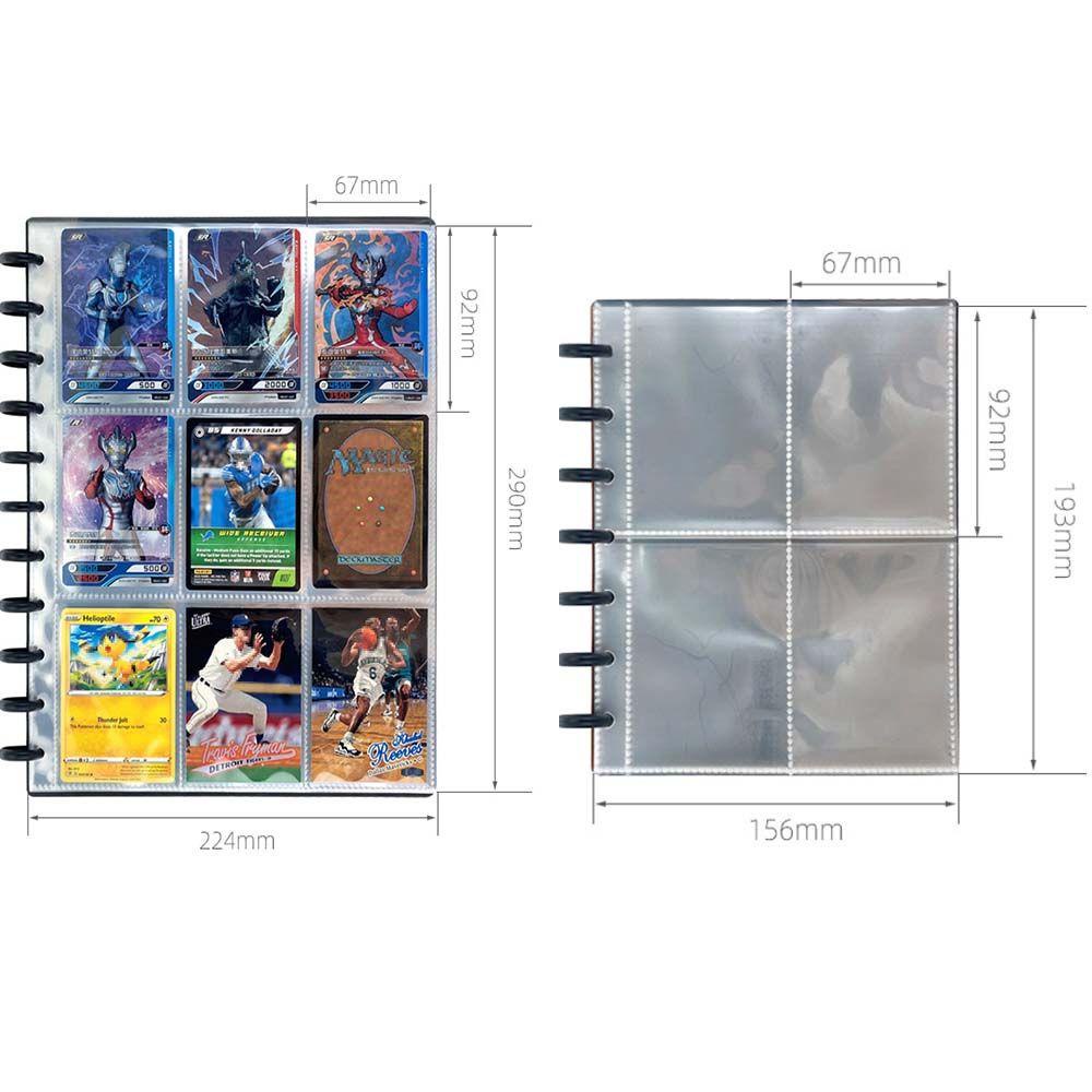 [Elegan] Album Foto Water-proof Simple Loose-leaf Kpop Card Organizer Koleksi Foto Penyimpanan Kartu Folder Pengikat Kartu