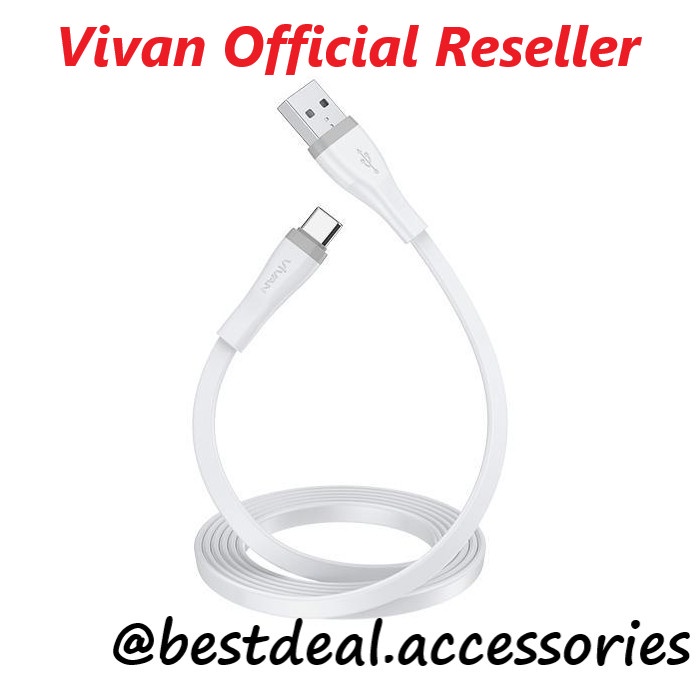misi- Vivan SC200S 2.4A 200cm USB-C Data Cable Quick Charge 2M
