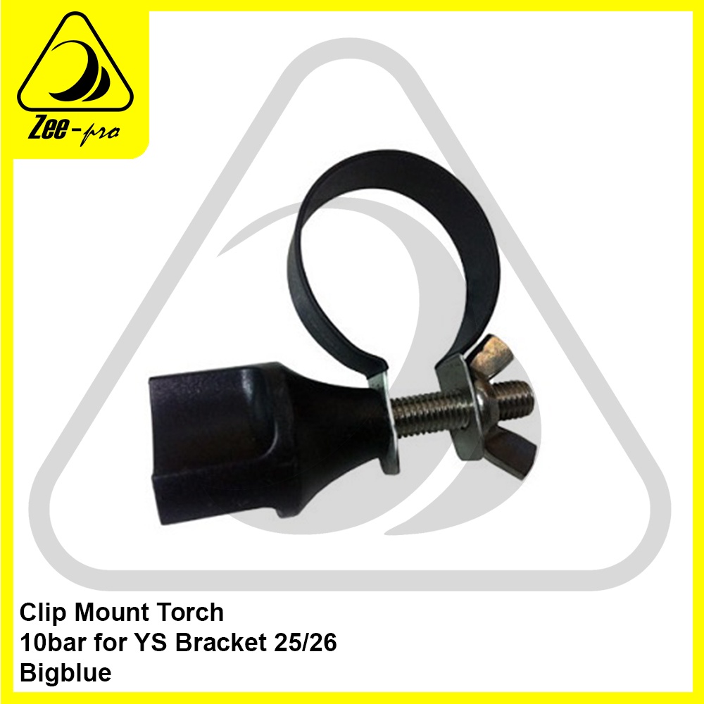 Clip Mount Torch 10Bar Adapter Senter Selam for YS Bracket Diving