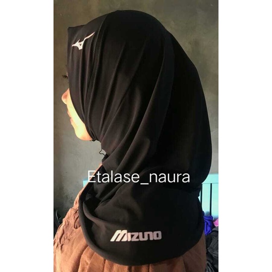 Hijab Sport/Kerudung Voly/Kerudung Olahraga/Hijab Simple/Hijab Instan/Kerudung Mizuno/Asics