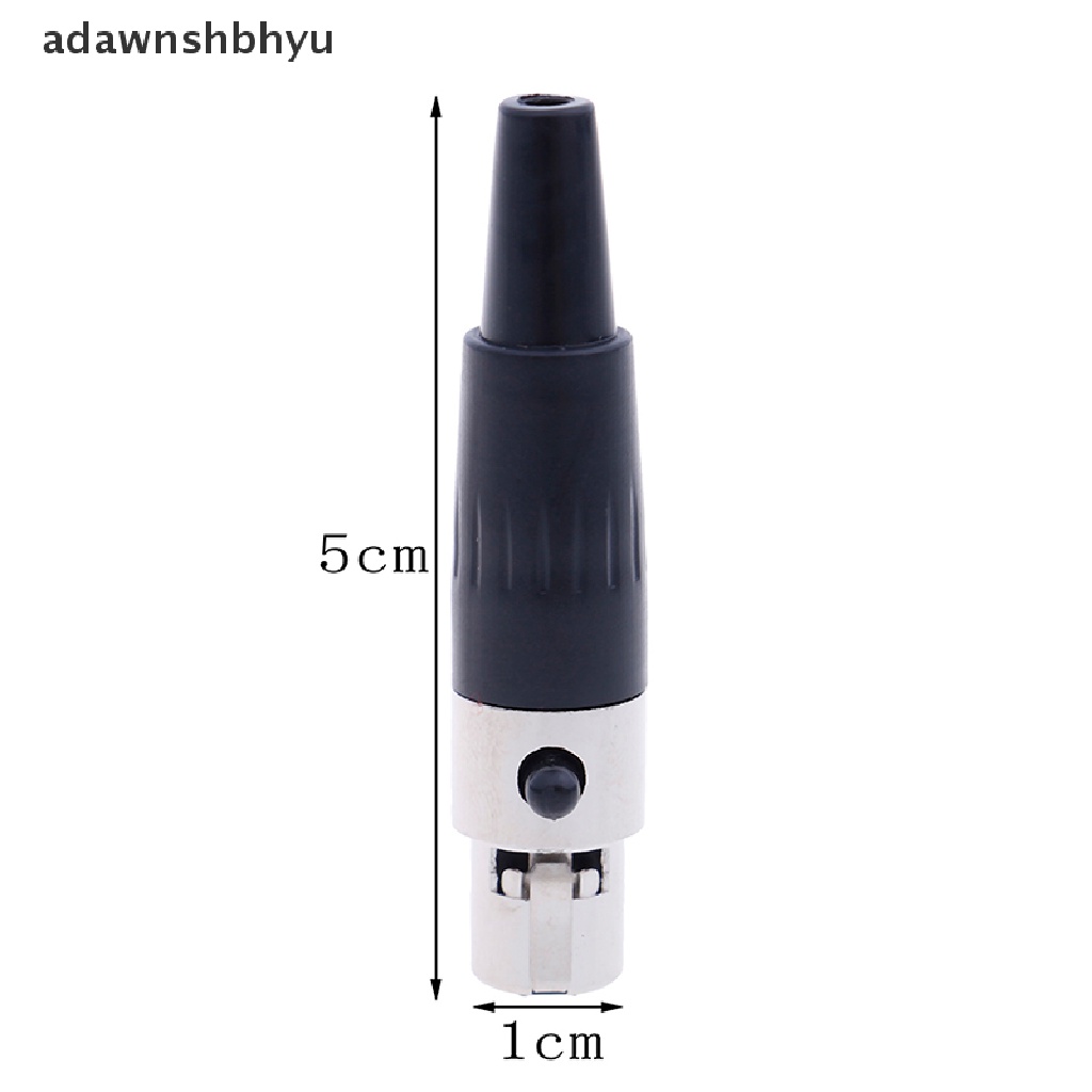 [adawnshbhyu] 1pc 3pin female plug mini TA3F XLR Konektor Mikrofon audio MIC adapter