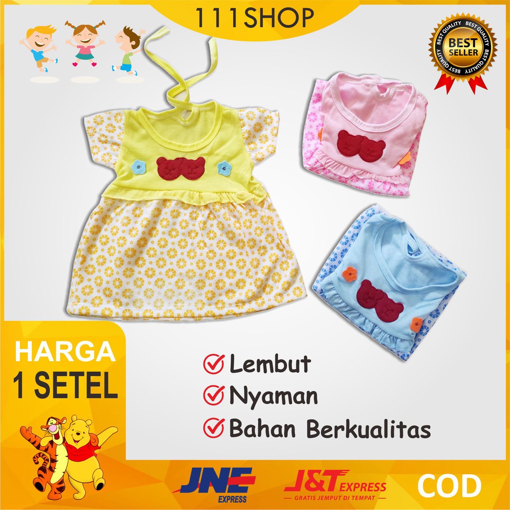 BAJU ANAK BAJU ANAK  BAYI PERMPUAN WQANITA MOTIF SETELAN NEW FAIR CHILD