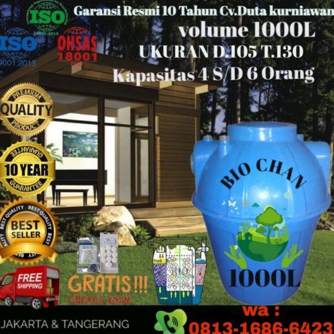septic tank , septic tank bio , biotech , biofil vol 1000 Liter