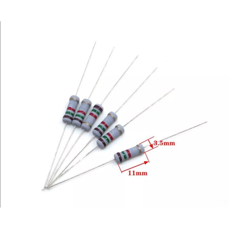 ANEKA NILAI RESISTOR, 1, WATT, 5%