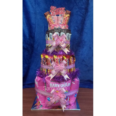 

Snack Susun / Snack Ultah Susun Anak / Snack Tower / Snack Murah / Snack Paket Ultah / Kue Ultah Snack