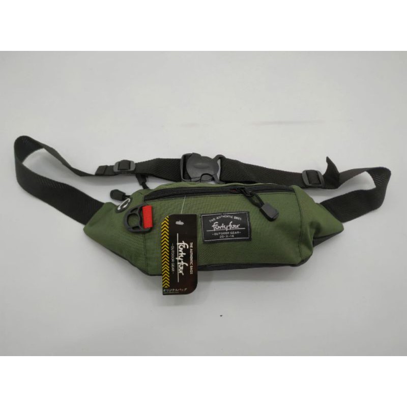 Tas Waist Bag Pria Fourty four Original produk