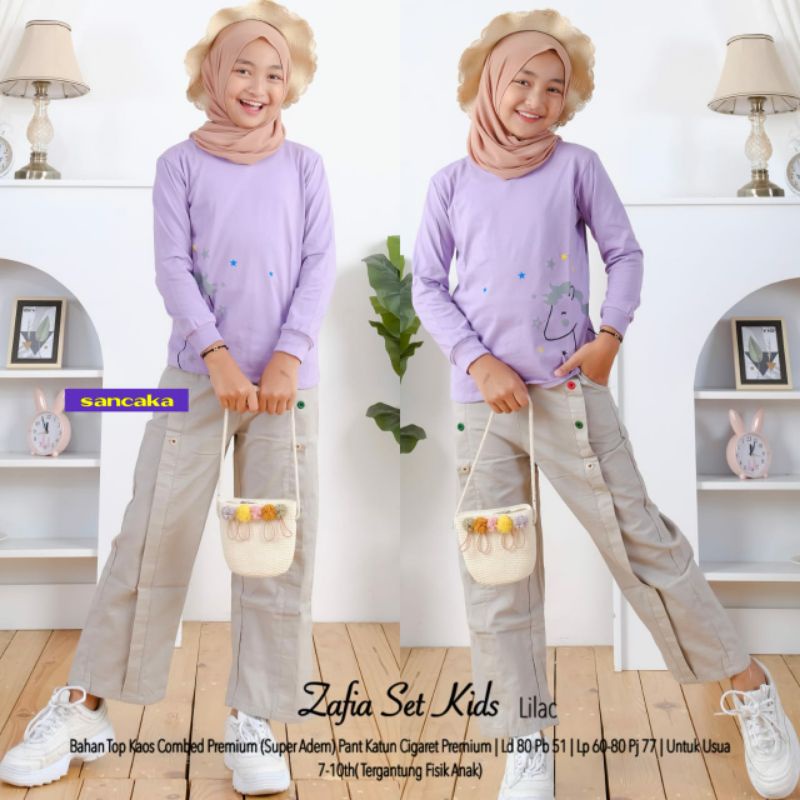 ZAFIA SET KIDS ORI SANCAKA