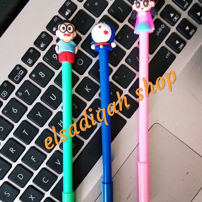 

nn PULPEN GEL UNIK NOBITA DKK - PULPEN GEL KARAKTER KARET LUCU