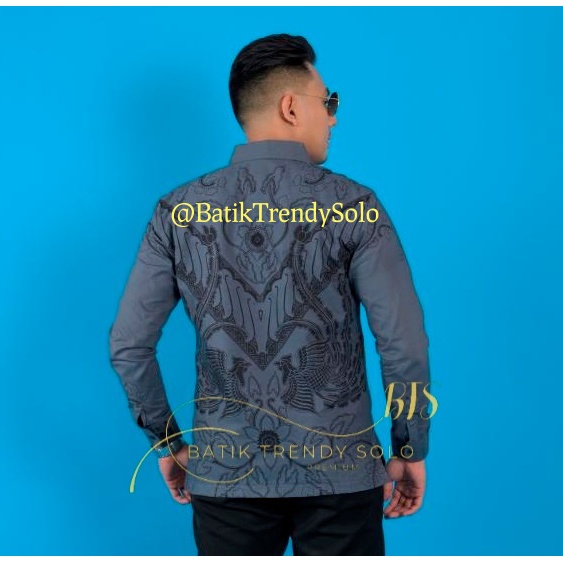 Hem  Kemeja Baju Batik Pria Cowok Laki Laki Slimfit Full Lapis Furing Lengan Panjang Lengan Pendek Original Asli Batik Jumanta Solo Laweyan Size S M L Xl XXL  35