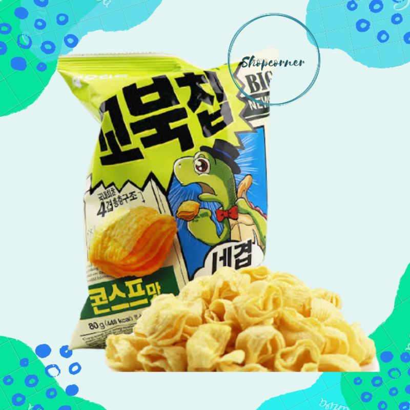 Kkobuk Turtle Chips Corn Soup 80gr