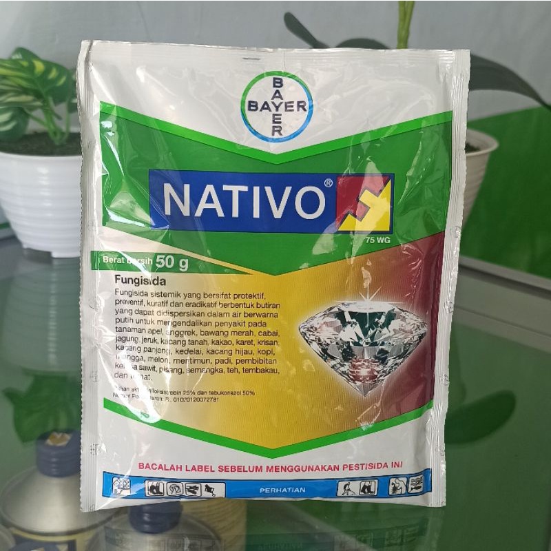 Fungisida Nativo nativo 50gr obat jamur potong leher blast padi