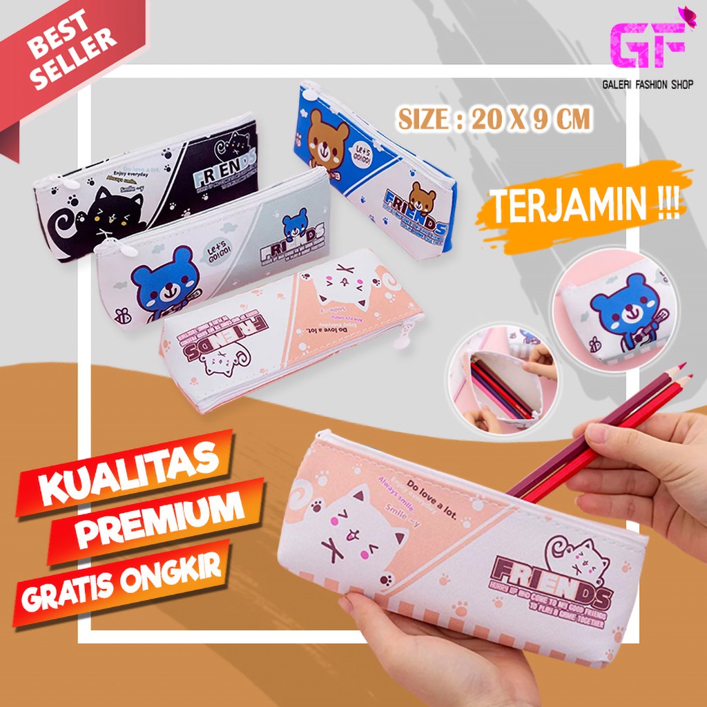 

TEMPAT PENSIL KARAKTER KOTAK PENSIL WANITA CEWEK POUCH KOSMETIK MOTIF KARTUN IMPORT MURAH LUCU GF149