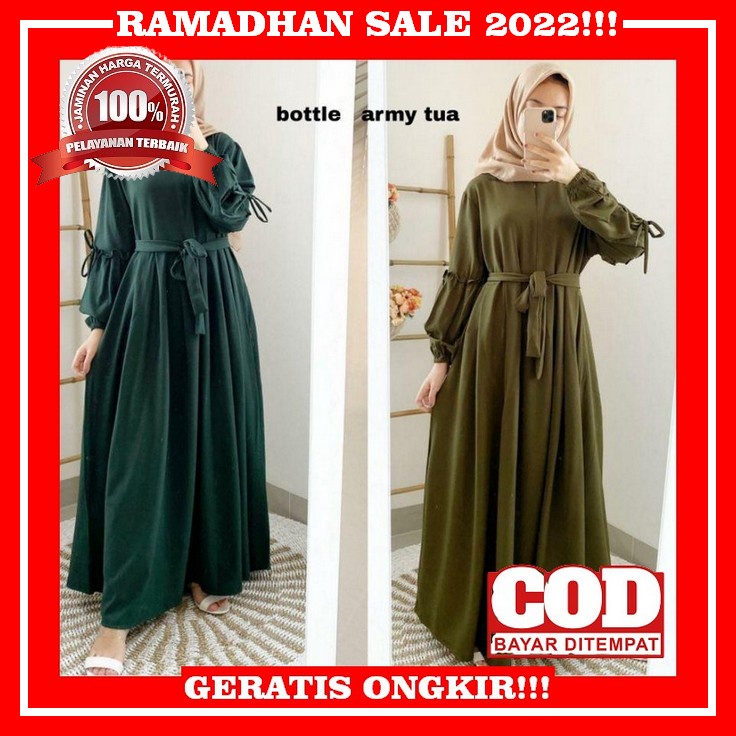 (Cod) Dress Ceruti Premium Pake Payet Tabur Dress 2 Layer Dress Cantik Dress Mewah Baju Elegan Gamis