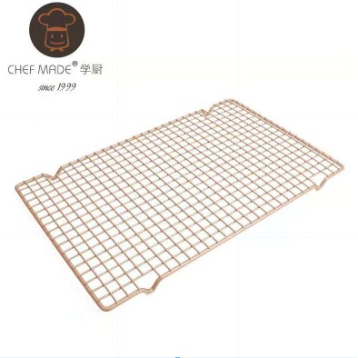 CHEFMADE COOLING RACK BESAR NON STICK / PENDINGIN KUE RAK GOLD / RAK KUE / COOLING RACK