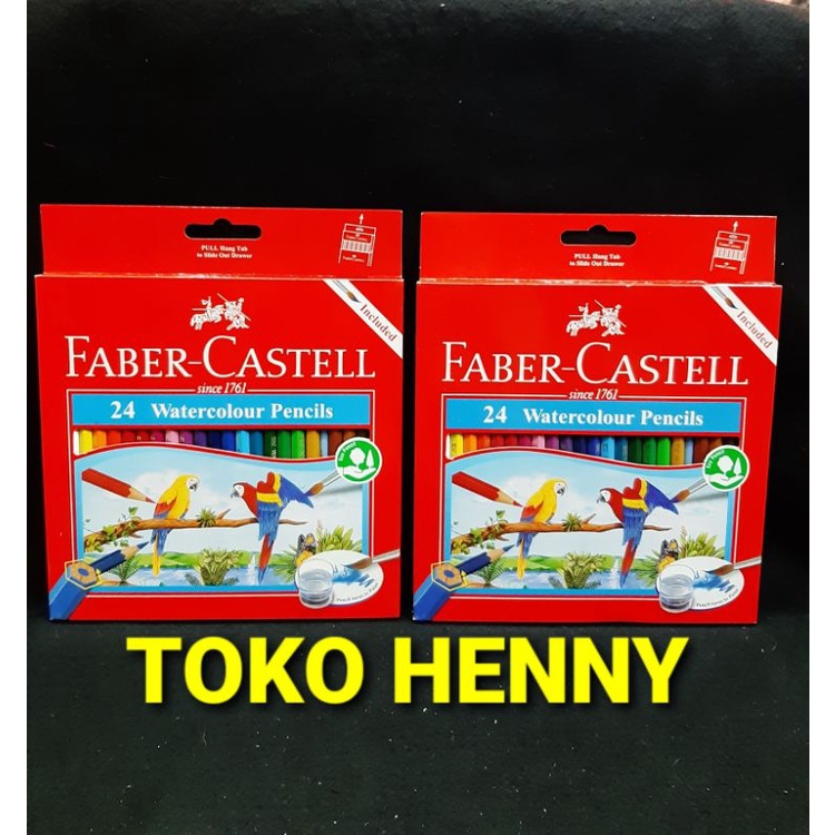

PENSIL WARNA 24 FABER CASTELL WATER COLOR