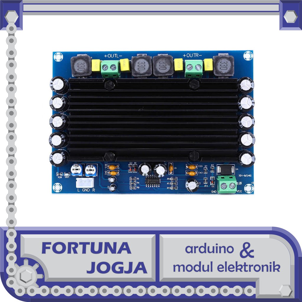 XH-M546 High Power TPA3116D2 2x150W Stereo Class-D Audio Amplifier Kit