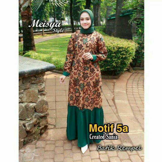 Promo Gamis Meisya style Gamis rempel busui
