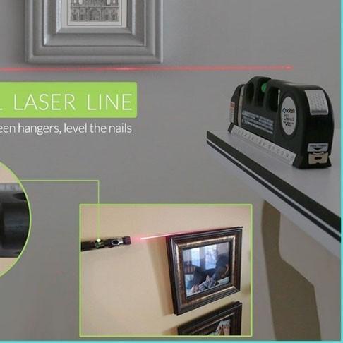 ➻ Waterpass Fixit Level Pro 3 Water Pass Meteran Laser up to 250Cm ➫