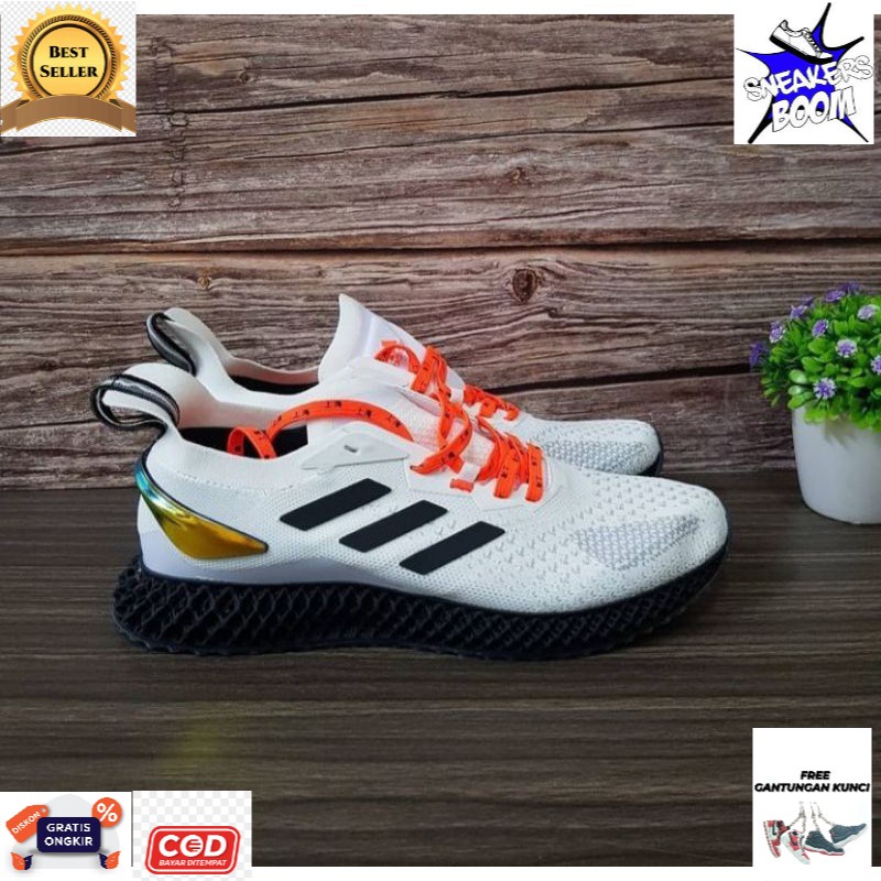 Sepatu Adidas X9000 4D Cream Black