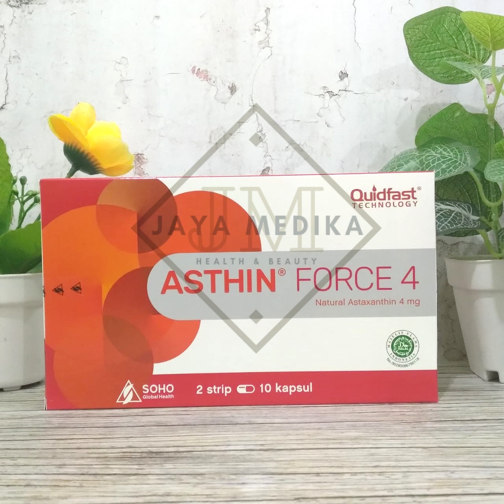 Jual Asthin Force 4 Astaxanthin Isi 20 Kapsul | Shopee Indonesia