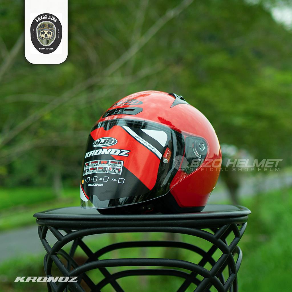 Helm Half Face NJS Kronoz Solid Original