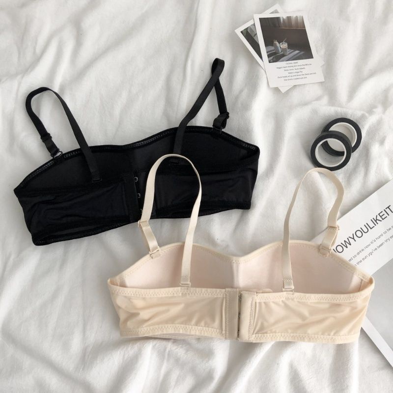 BRA Bralette Sport Seamless Tanpa Kawat Polos Style Korean Half Cup BH