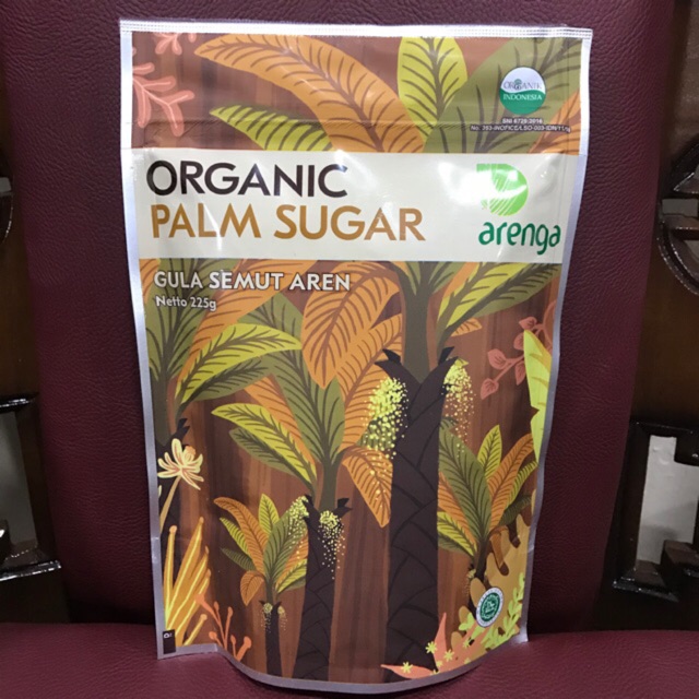 Organic Arenga Palm Sugar 225gr / Gula Semut Aren Organik 225Gram