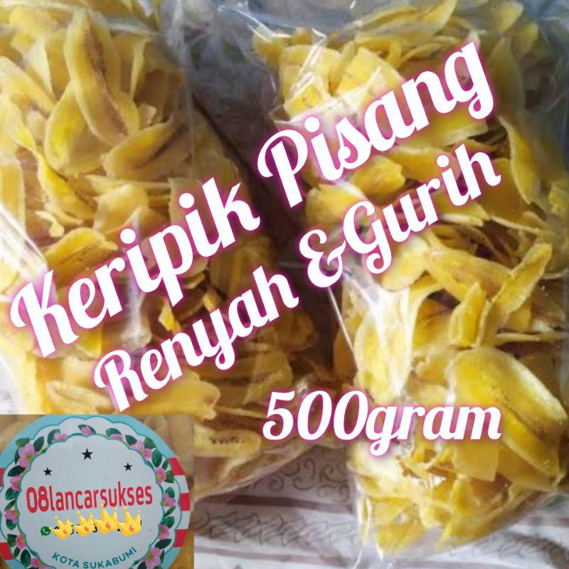 

500gram keripik pisang asin gurih
