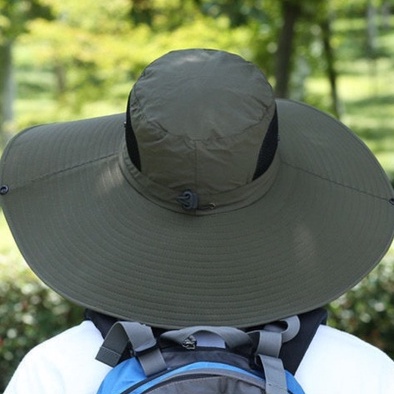 Topi Bucket Matahari Breathable Tahan Air Untuk Pria