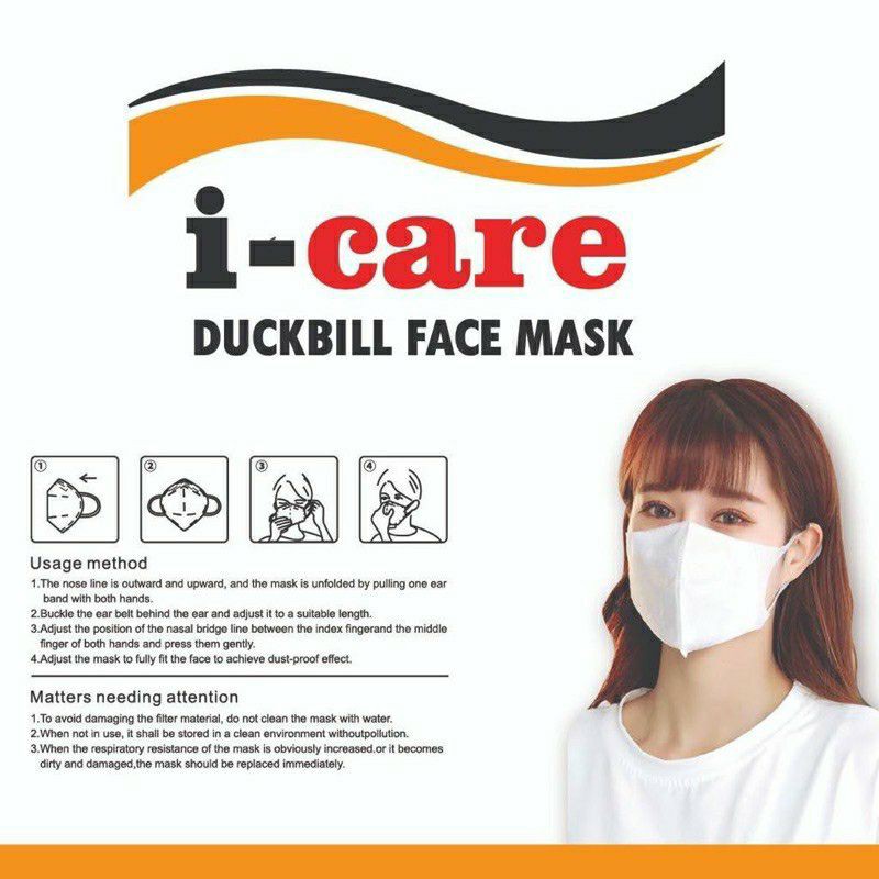 ECERAN MASKER DUCKBILL SATUAN SUDAH DIBUNGKUS PLASTIK