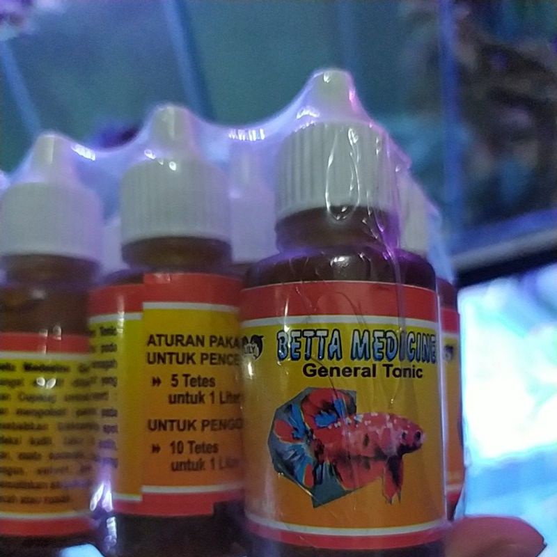 Betta medicine acrilavine obat ikan hias kecil cupang, glowfish,guppy dll.