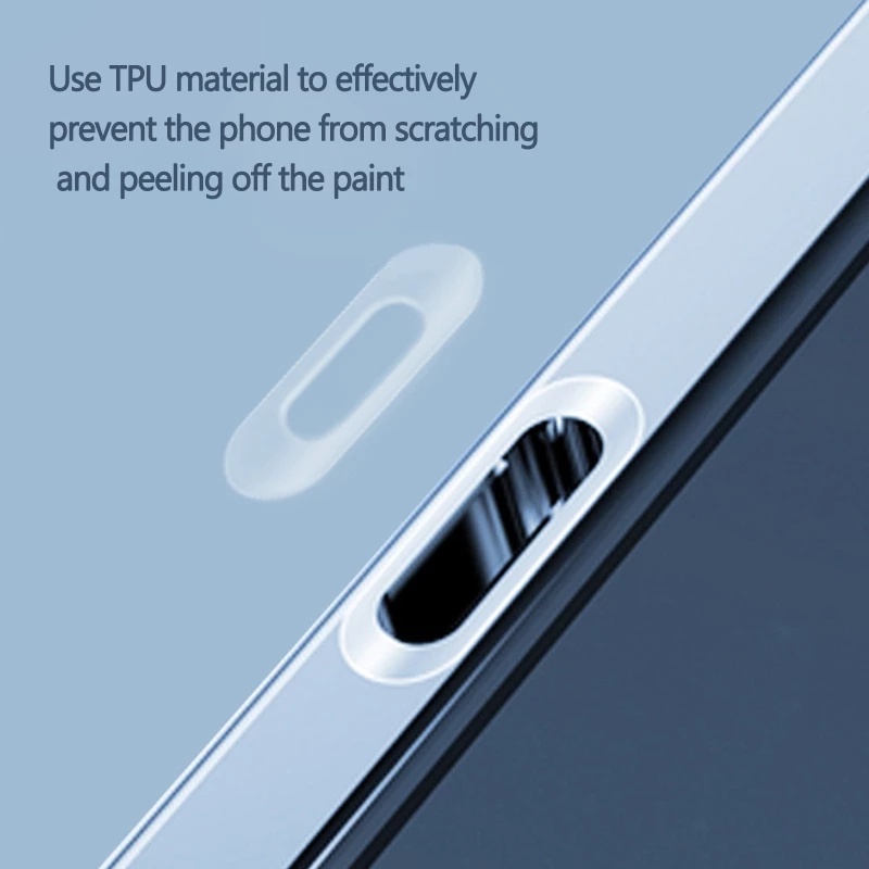 10pcs Stiker Film Pelindung Port Charging Universal Anti Gores Warna Matte Untuk Smartphone