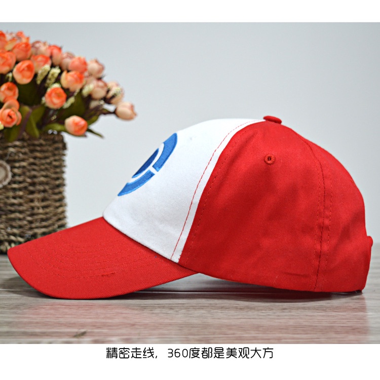 Topi baseball Motif Bordir Kartun anime Pok Mon