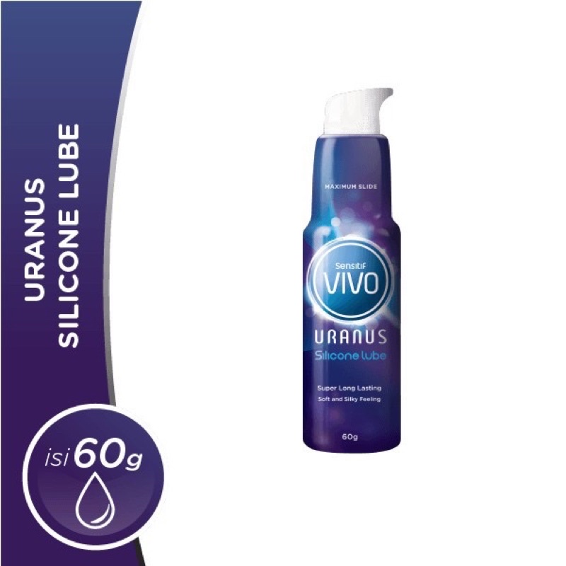 Vivo Lubricant H2O Strawberry Uranus Silicon Bubblegum Pelumas Berhubungan Pelicin Bahan Dasar Air