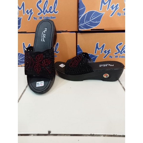 SENDAL PESTA WEDGES/SENDAL WEDGES/SENDAL PESTA/sendal wedges 5cm