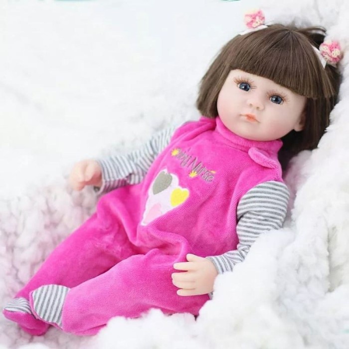 Termurah Boneka Bayi Reborn Silikon Premium Original 42 cm Cantik - boneka jumsuit