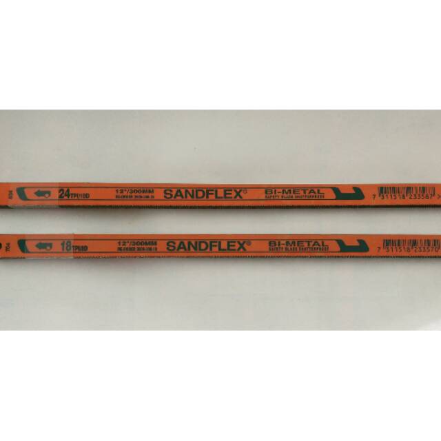 Gergaji besi bimetal sandflex 18/24
