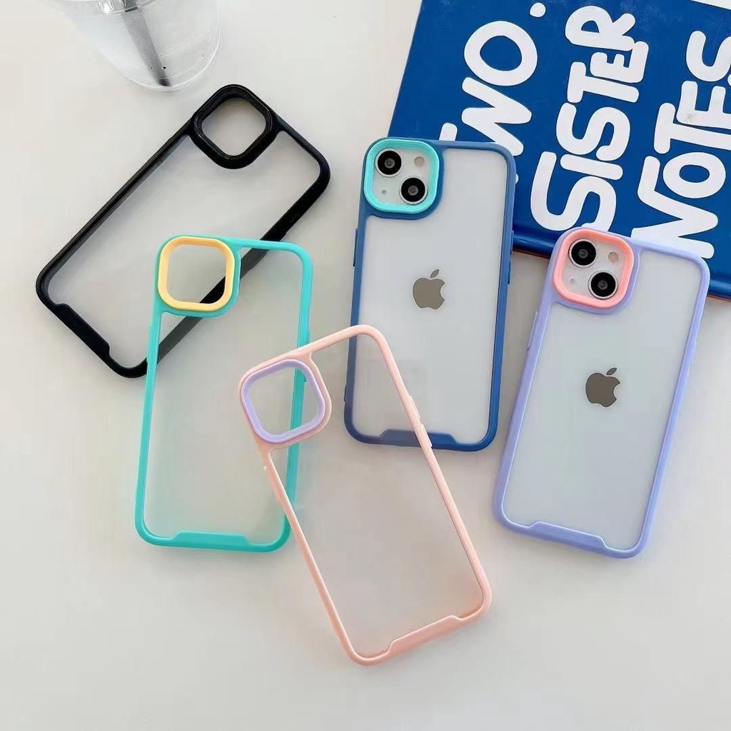 Softcase Candy Pastel Pro Camera Iphone 7+ 8+ 11 X Xs Xr