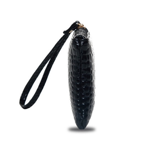 Pouch Tas Dompet Clutch HP Kartu Serbaguna Bag Polos Warna Elegan Tekstur Kulit