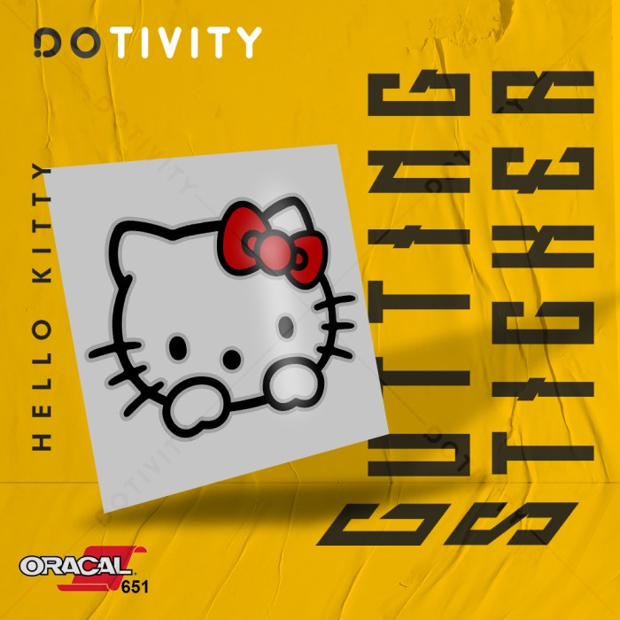 

Cutting Sticker HELLO KITTY 2 Color