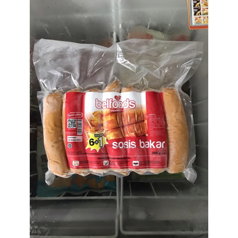Sosis Ayam Bakar Rasa Sapi Belfoods 450gram