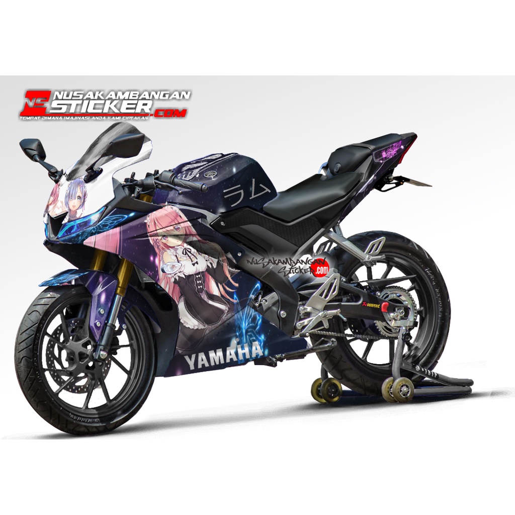 Stiker R15 V3  anime ram&rem