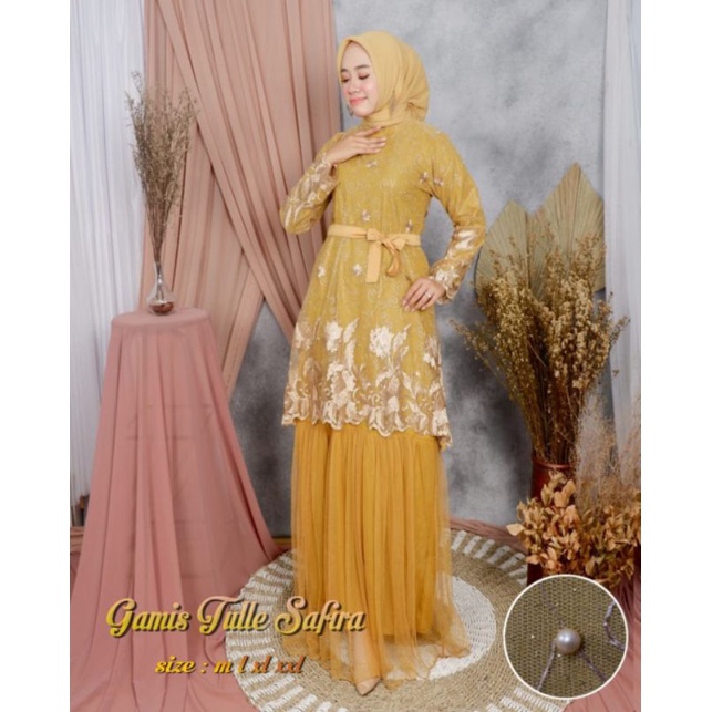 Baju kondangan brukat gamis