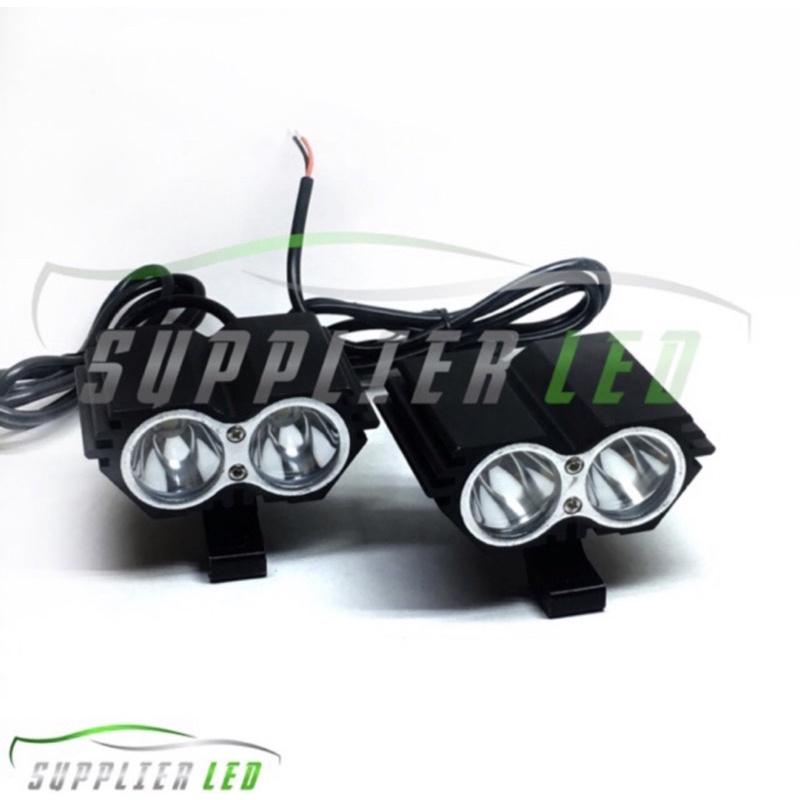 Lampu Tembak/Sorot Motor LED CREE 2 Mata OWL, Kualitas Cahaya Sangat Terang