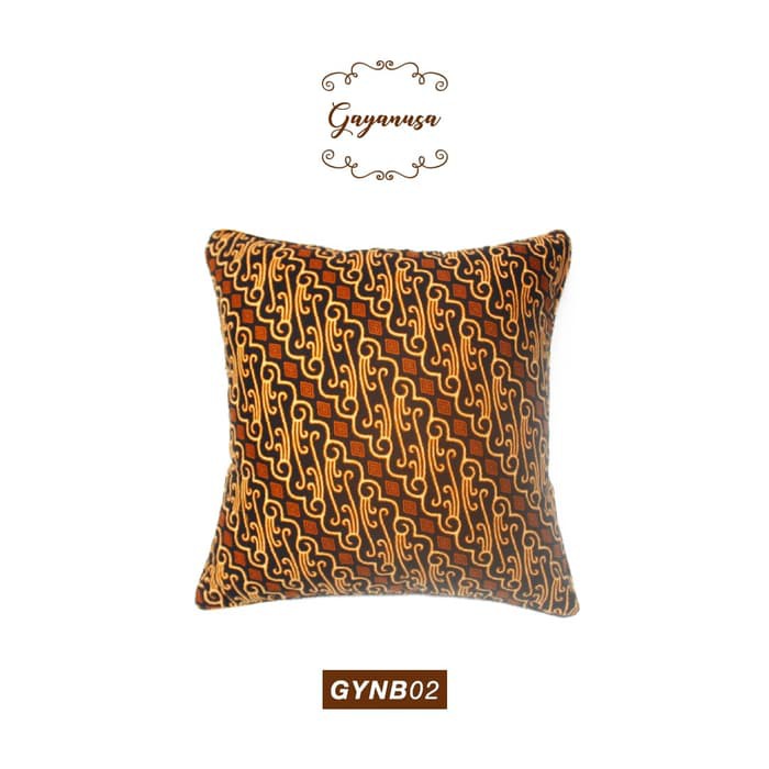 Sarung Bantal Sofa Kursi Ruang Tamu Batik GYNB02