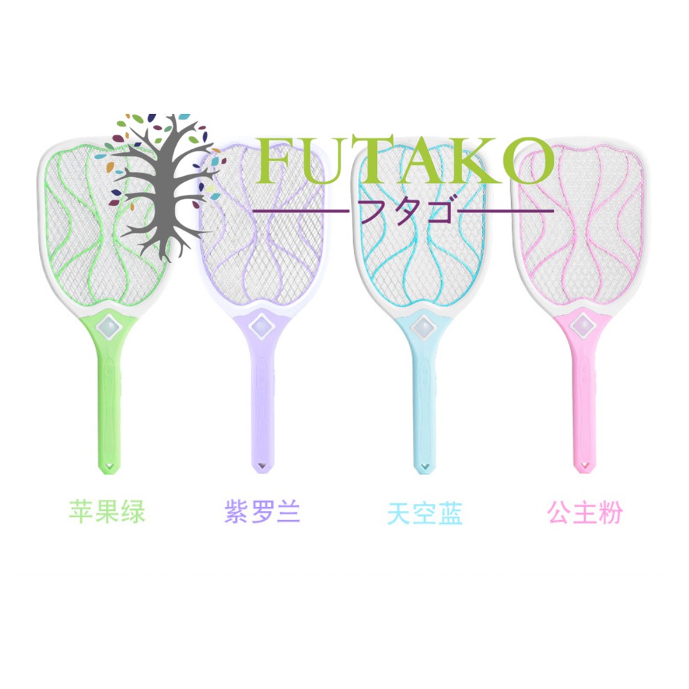 FUTAKO RN-613 Raket Nyamuk Lampu Led Recharger USB