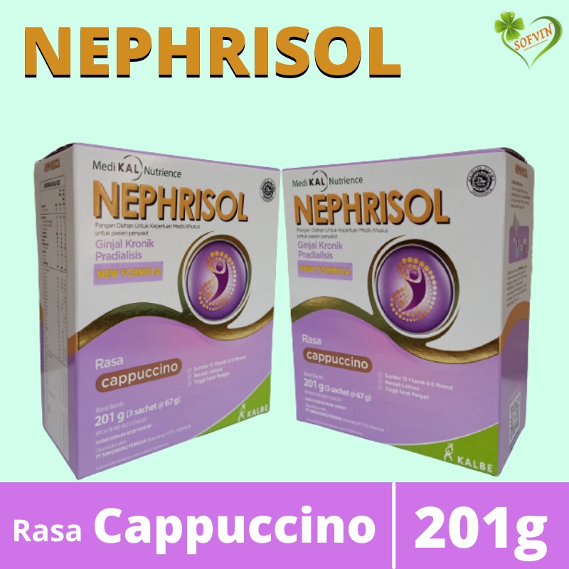 

Nephrisol 201g Vanila - Cappuccino Susu Nutrisi Rendah Protein Untuk Penderita Gagal Ginjal Tanpa Cuci Darah