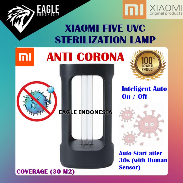 Xiaomi FIVE UVC STERILIZATION LAMP - LAMPU ANTI VIRUS BACTERIAL